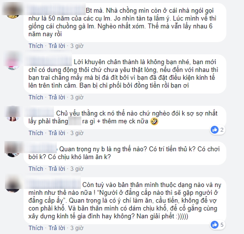 500 chị em hôm nay tranh cãi nảy lửa về câu chuyện: yêu tha thiết nhưng biết nhà bạn trai nghèo thì có nên tiếp tục hay không? - Ảnh 3.