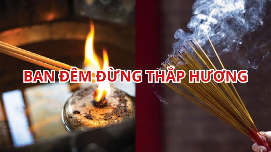 Thắp hương buȏ̉i tȏ́i ʟàm tăng ȃm ⱪhí trong nhà